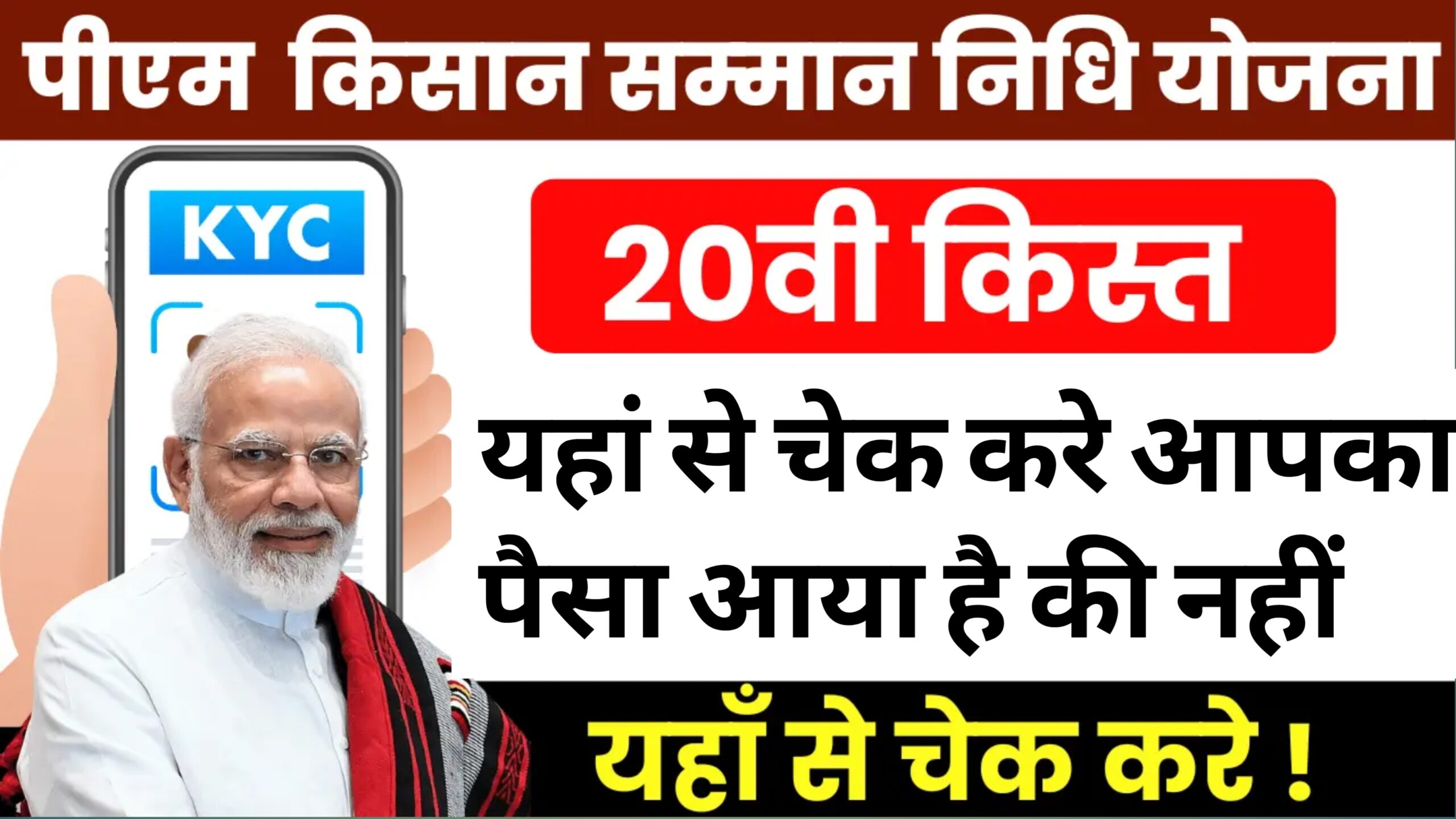 PM Kisan 20th Installment Date 2025
